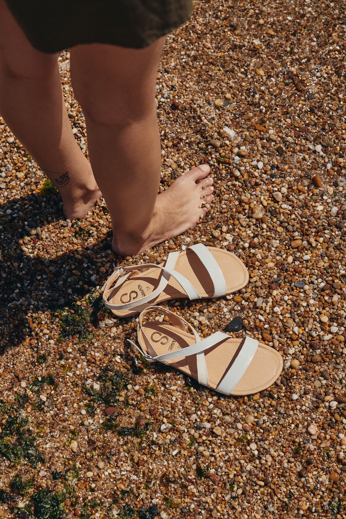 Shapen | Calla | Sandal i vegetabiliskt garvat läder