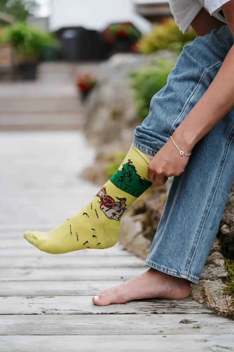 Oddlysocks Ekologiska Strumpor | Carl Larsson | Frukost under stora björken - TJÅKKO