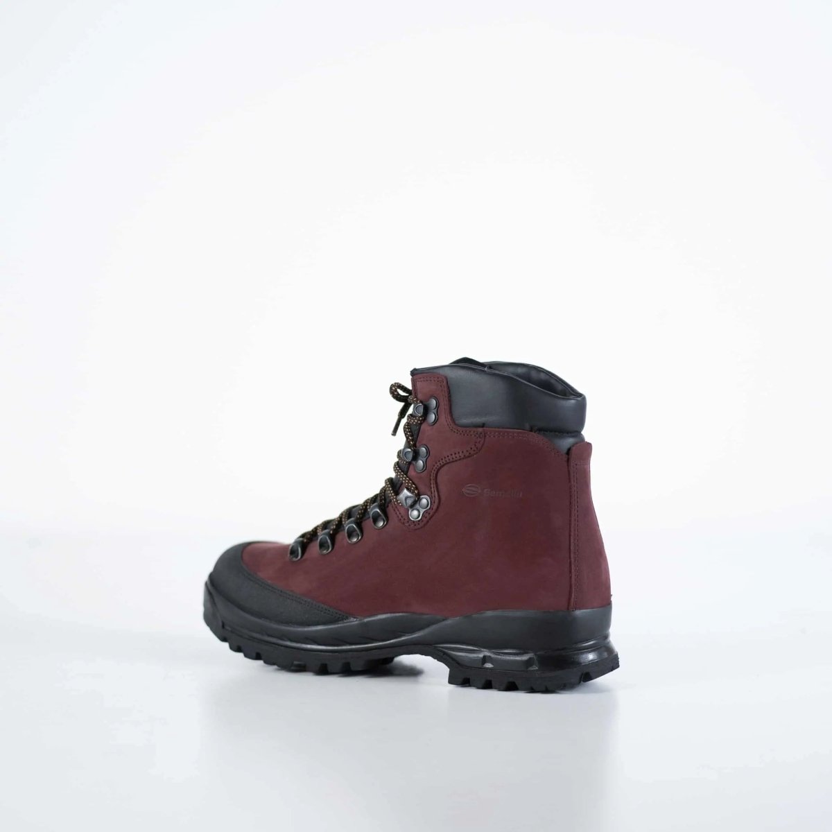 Samelin | TJÅKKO 553P Hiking Boots | Premium vandringskängor med Vibram - sula | Burgundy - TJÅKKO