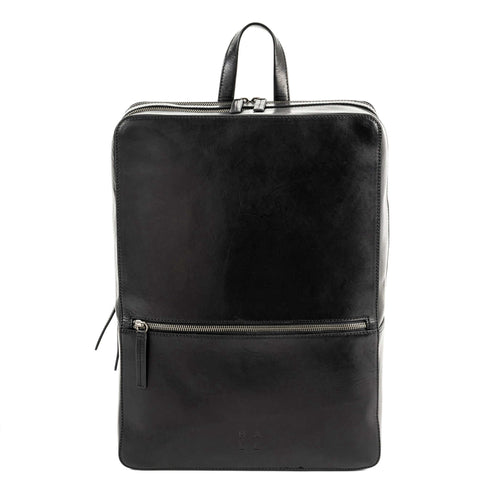 GALTABÄCK Backpack Large Halland Leather Manufacturing TJÅKKO Black