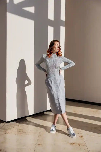 Shapen | Charm | Sneakers med glitter och läder