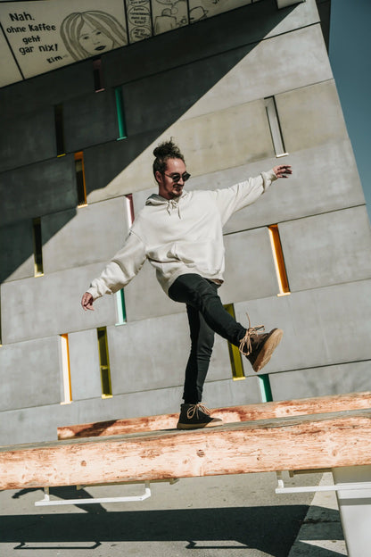 Barebarics | Blizzard | Höga barfotasneakers med nubuckläder Barebarics TJÅKKO