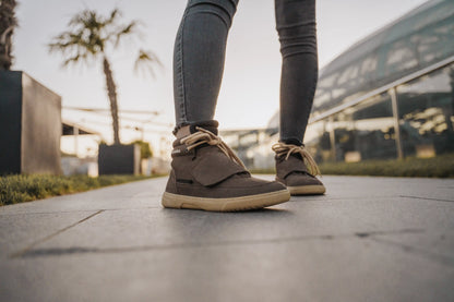 Barebarics | Blizzard | Höga barfotasneakers med nubuckläder Barebarics TJÅKKO