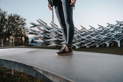 Barebarics | Blizzard | Höga barfotasneakers med nubuckläder Barebarics TJÅKKO