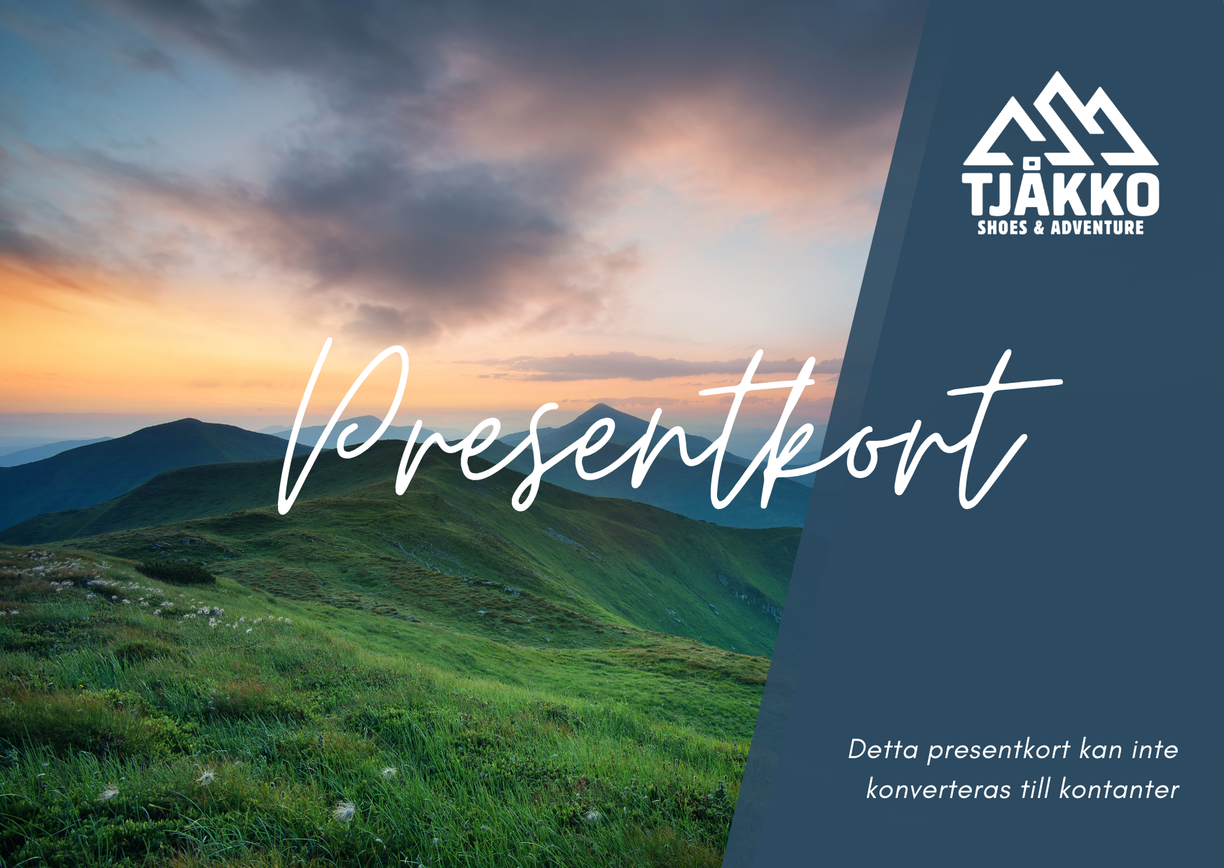 Presentkort TJÅKKO TJÅKKO Shoes & Adventure