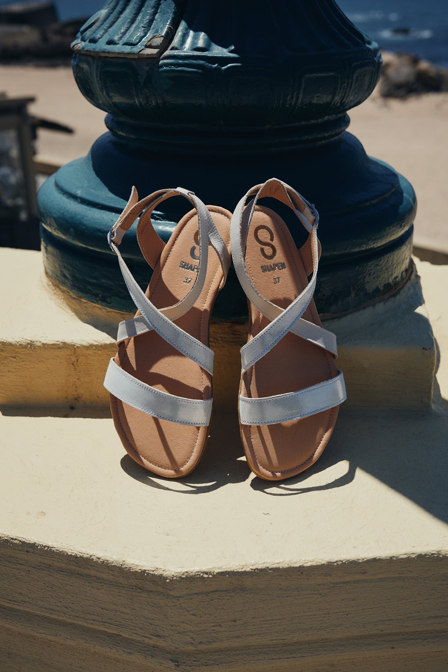 Shapen | Calla | Sandal i vegetabiliskt garvat läder