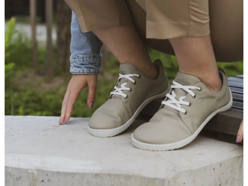Realfoot City Jungle | Beige | Vardagssko i läder - TJÅKKO